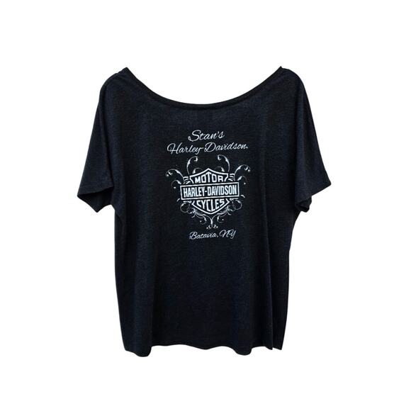 Women's Harley Davidson Dolman Sleeve Top M - Picture 5 of 6